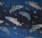 Fish on Blues - Polar Fleece